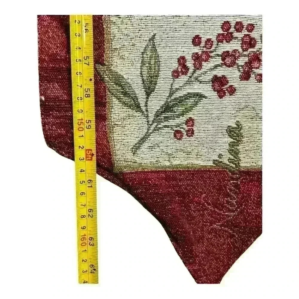 Holiday Foliage Tapestry Table Runner - Picture 6 of 6
